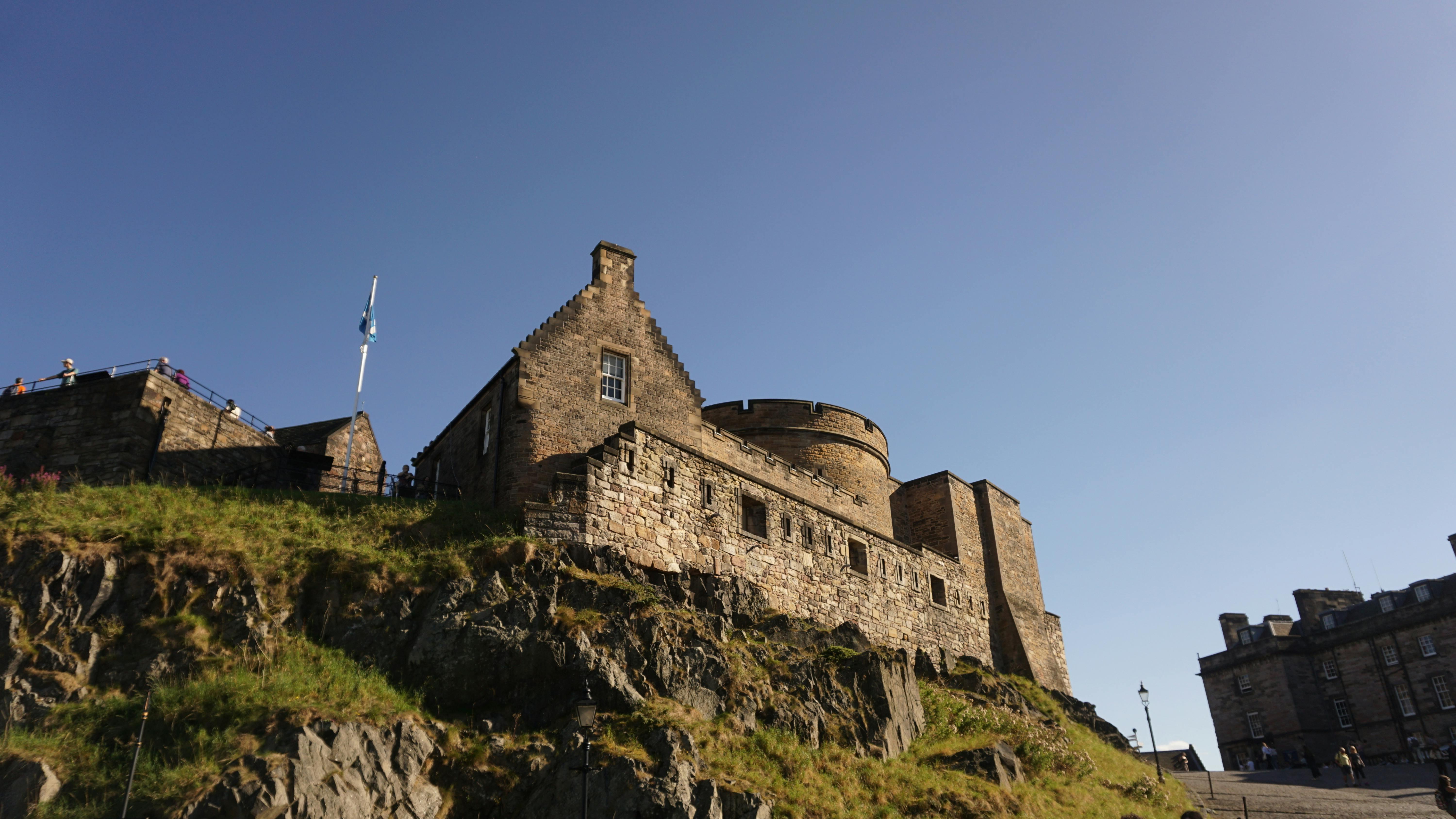 Edinburgh cityscape and business district