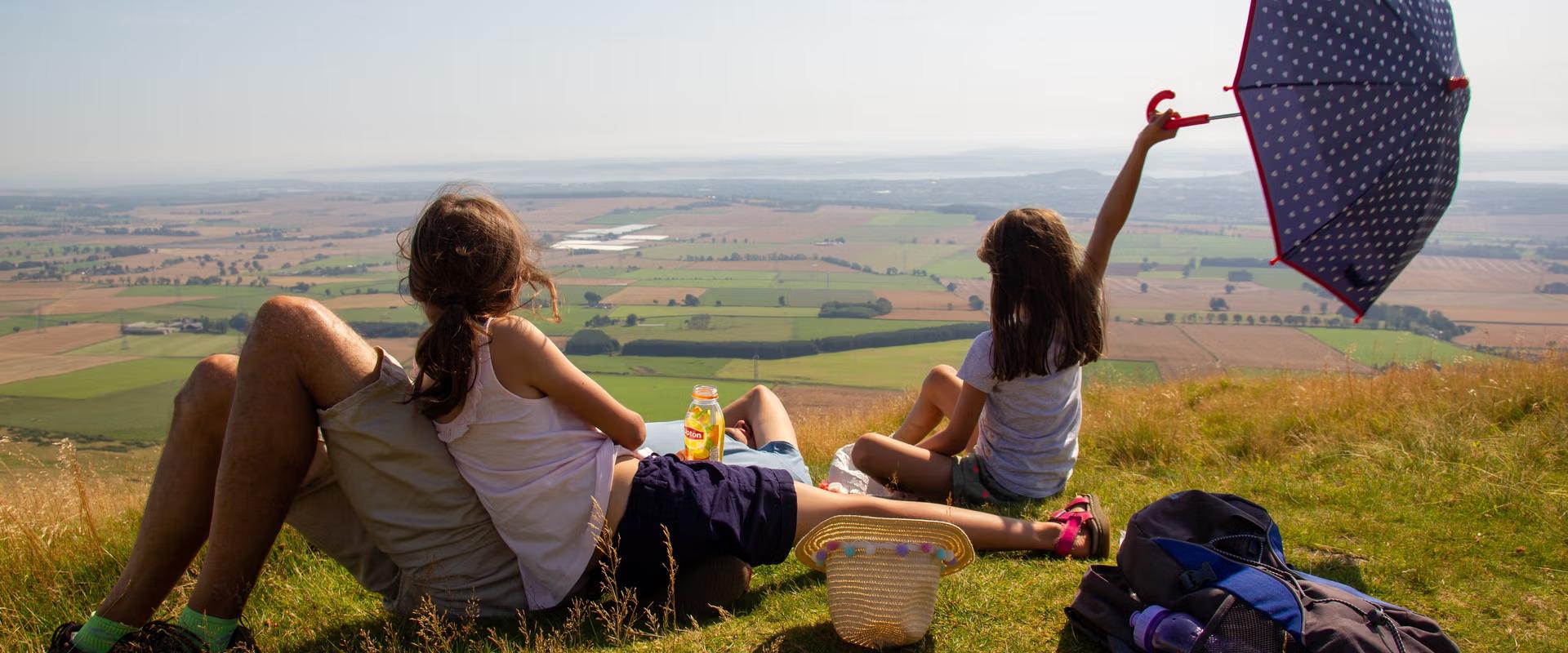 Dundee cityscape and countryside